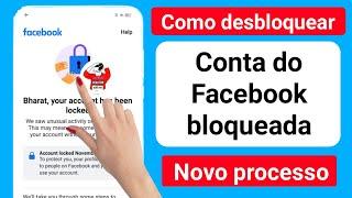 Como desbloquear conta do Facebook (2024) Corrija que sua conta foi bloqueada no Facebook