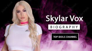 [4K 60P] Skylar Vox ️ American Actress & Fashion Models ️