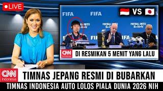 SELAMAT TINGGAL KING ‼️ TIMNAS JEPANG RESMI DI BUBARKAN, TIMNAS INDONESIA AUTO LOLOS PIALA DUNIA