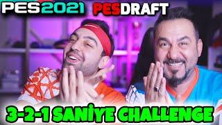 3-2-1 SANİYE CHALLENGE! ÖYLE BİR GOL KAÇTI Kİ ÜMİDİ ÇILDIRDI! | ÜMİDİYLE PES 2021 PESDRAFT OYNUYORUZ