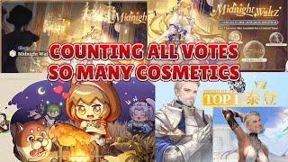 COUNTING ALL THE VOTES - GL/JP/KR/CN/TW - SO MANY UPCOMING COSMETICS [Sword of Convallaria]