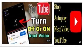 How to Turn On or Off YouTube Autoplay  Next Video in 2022- FrkTechHub