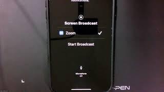 Sharing Your iPhone Screen in a Zoom Meeting