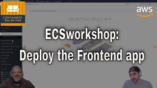 #ContainersFromTheCouch - ECS Workshop Frontend