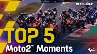 Top 5 Moto2™ Moments | 2021 #CatalanGP