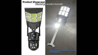 The Ultimate Solution   LED Outdoor Lighting Solar Street Light with Integrated Solar Camera