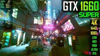 GTX 1660 Super - Cyberpunk 2077 - All Settings (Ray Tracing included)