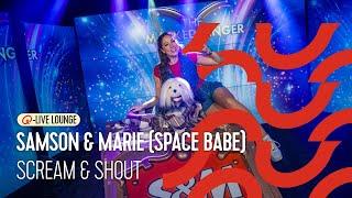 Samson & Marie (Space Babe) - Scream & Shout | Live Bij Q