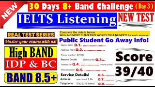 IELTS LISTENING PRACTICE TEST 2024 WITH ANSWERS | 03.01.2025