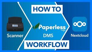 Paperless NGX - Nextcloud - Scanner | Automatischer Workflow!