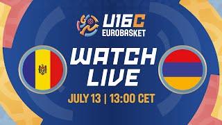 Moldova v Armenia|Full Basketball Game |FIBA U16 Women's EuroBasket 2024 Division C|Class. Games 5-8