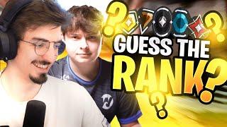 "Du bist dir viel zu sicher !" | Valorant Guess the Rank feat. @vadeal