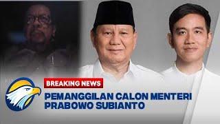 BREAKING NEWS [FULL] Dialog - Prabowo Panggil Calon Menteri Sebelum Pelantikan