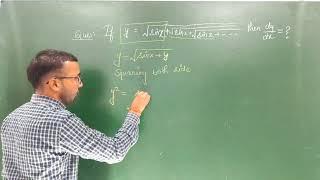 If y=√sinx+√sinx+√sinx...... then find dy/dx || #derivatives #differentiation