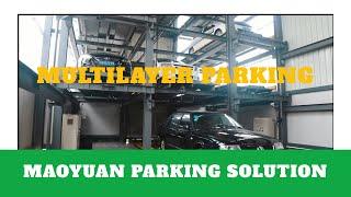 maoyuan pallet  type cart car parking system.mechanical parking system from China.