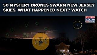 US UFO Mystery: 50 Drones Swarm New Jersey Sky? Viral Video Fuels Conspiracy Theory| Shoot Down Call