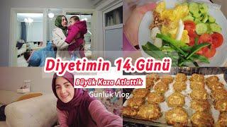 Zayıflama Sürecim 14.Gün ️/Allah Korudu /Günlük Vlog