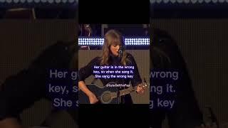 Proof that Taylor don’t lip sync | #taylorswift #swifties