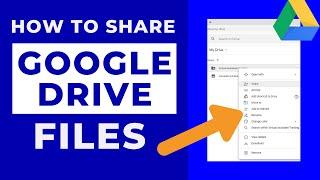 How To Share Google Drive Files