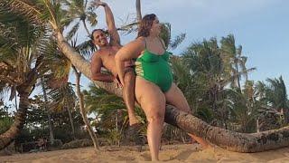 Couple Having Fun on the Beach