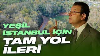 İSTANBUL’A 13 MİLYON METREKARE YEŞİL ALAN