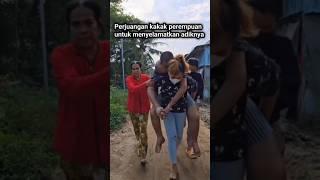 Kakak perempuan berjuang untuk adik laki-lakinya#shortvideo#shorts#short#video#viral#viralvideo