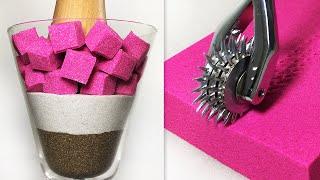 Very Satisfying Best of Drop and Squish Kinetic Sand ASMR Video