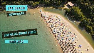 Budva Jaz Beach | DJI Mavic Air 2 |  Montenegro | Cinematic Drone Video