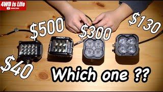 Off road Led lights comparison - Rigid Industries, Diode Dynamics, Lasfit and Auxbeam