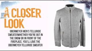 Obermeyer Telluride Cardigan Men's- Silver - TheSkiBum.com