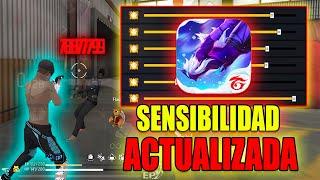 SENSIBILIDAD ACTUALIZADA ️ SIN DPI para dar TODO ROJO 🩸FREE FIRE 2024