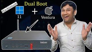 MacOS Dual Boot with Windows. Install MacOS Ventura along with Windows 10-11 |TechnoBaazi| |Hindi|