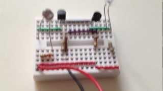 Light sensor using LDR- buildcircuit.com