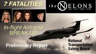 The Nelons Airplane Crash | NTSB Preliminary Report | In-Flight Breakup | Simulator Reenactment