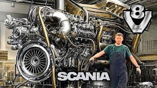 ENGINE AFTER 1.8 MILLION KM! WHAT'S INSIDE? Complete disassembly of the SCANIA V8 DC16 engine