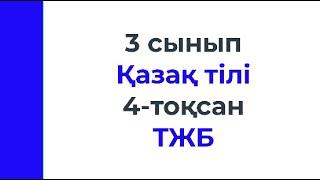 3 сынып Қазақ тілі 4 тоқсан ТЖБ тапсырмаларын талдау