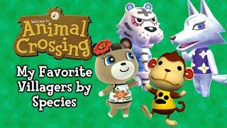 My Favorite Animal Crossing Villagers by Species