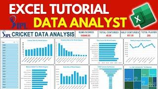 EXCEL Full PROJECT for Data Analysis | End-to-End Excel Dashboard Project in 1 Hours