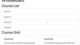 100 Rendering an array of objects as a deck of cards in a React component - CourseGrid