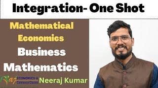 Integration - One shot | Mathematics | Mathematical Economics| Business mathematics