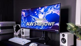 The Cheapest OLED UltraWide Gaming Monitor? - Alienware AW3423DWF Review!