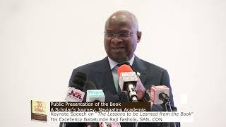 Keynote Speech |A Scholar's Journey : Navigating Academia| English| His Exc. Tunde Fashola, SAN, CON