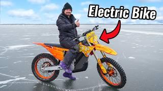 Most Powerful Dirt Bike on Thin Ice