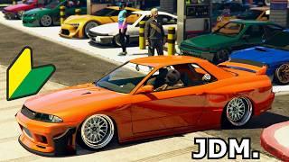 What JDM Car Meets Are Like In GTA Online.
