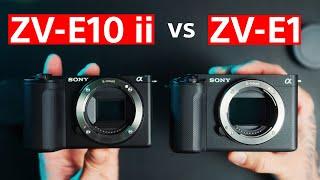 Sony ZV-E10 II vs Sony ZV-E1