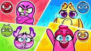 Share Feelings And Emotions  | Angry, Sad, Shy and Happy! Songs For Kids by Slick Slime Sam