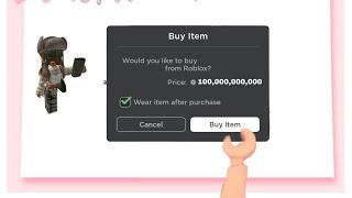 Going on a baddies testing plaza shopping spree with only 32-40 Robux 