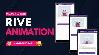 How to use rive animation in android studio kotlin | Animation in android studio
