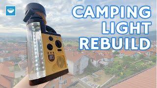 Camping Lantern Restoration: LEDs and Li-Ion Batteries Bring It Back to Life!