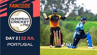  FanCode European Cricket T10 Portugal, 2022 | Night 2 | T10 Live Cricket